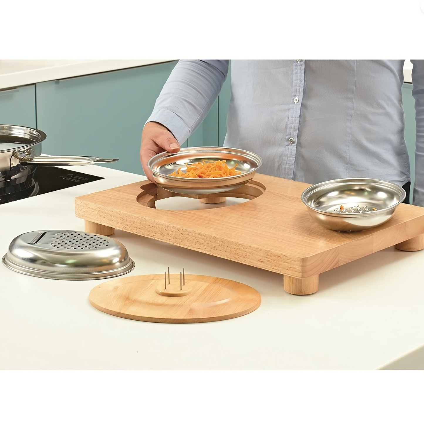 Multi-Purpose Food Preparation Board