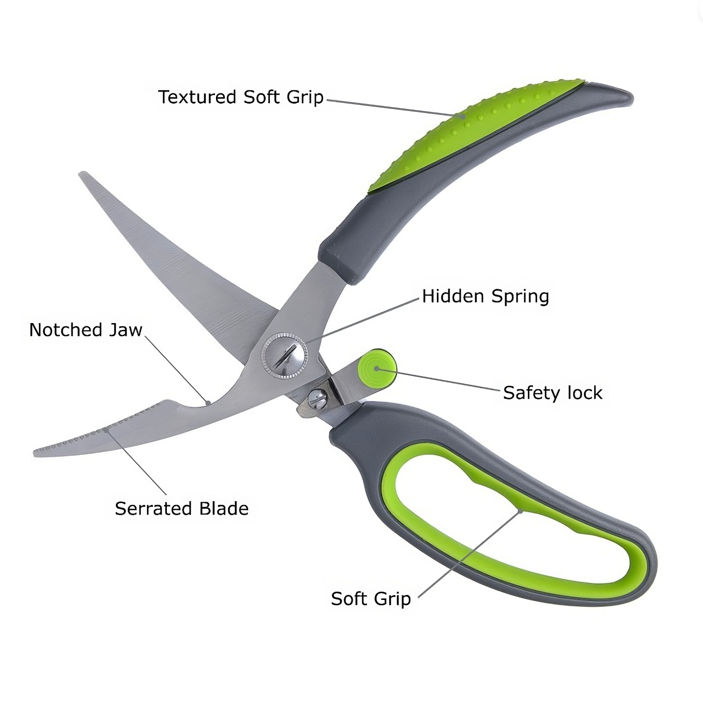 Peta Self Opening Multi-Function Shears