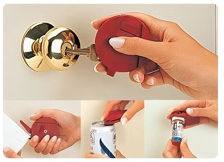 Hand Key-Per Multi-Purpose Household Opener